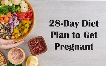 28 Day Diet Plan to Get Pregnant Thumbnail